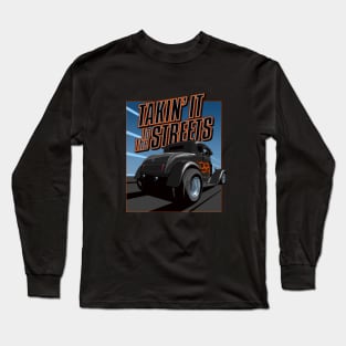 Takin' it to the streets - black Long Sleeve T-Shirt